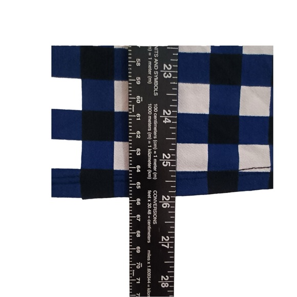 Cato Blue Black White Checkered Women's Top Size XL - Picture 8 of 13